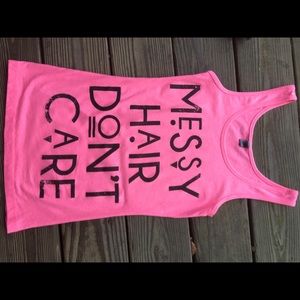 Pink tank top, size women’s small